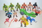 Vintage MOTU Action Figure Lot Heman Accessories Trap Jaw Whiplash Ram Man