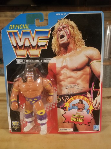 WWF Hasbro Ultimate Warrior Series 3 American Card...