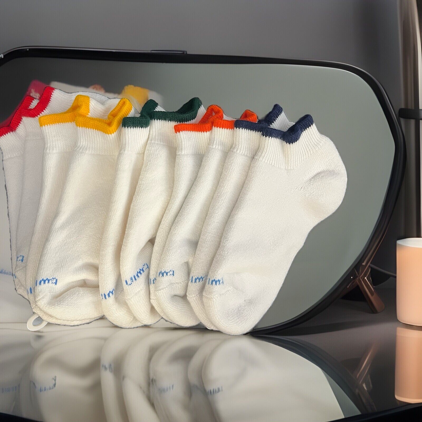 Boost your style with a vintage 6-pack Twin City ankle socks collection-image