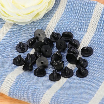 Krawatte Tack Pin Backers Revers Kupplung Tack Pin Verschlüsse Gummi Pin Keepers