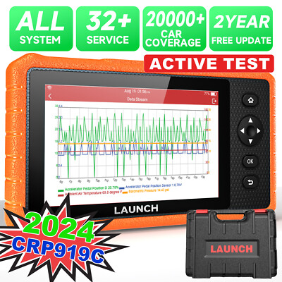 LAUNCH X431 CRP919C Lite Bidirectional Car OBD2 Diagnostic Scanner K-ey Coding