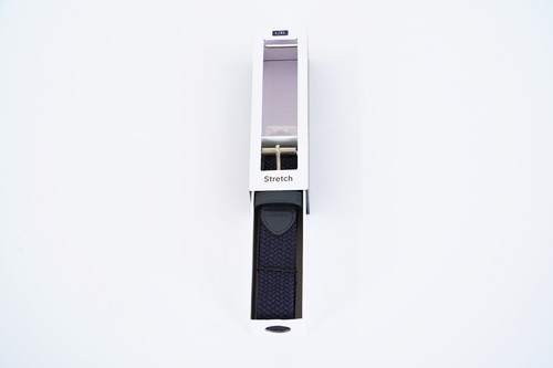 DOCKERS Men's LARGE/X-LARGE Boxed NAVY Comfort STRETCH Braided CASUAL WEB BELT - Bild 10 von 10