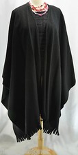 Northern Style Wool Cape Shawl Sweatercoat Warm Cover Jacket Shrug Osfm L 3x Vtg