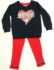 NEW UConn Huskies Connecticut Colosseum Sequins Matching Set Outfit Toddler 3 T