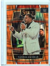 2022 Panini Select WWE - Orange Flash Prizm - Santos Escobar #76