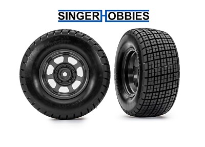 Traxxas 10473 (X) Tire & Wheel Hoosier 2wd Front MODIFIED TRA1