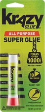 Krazy Glue All Purpose Super Glue Fast Drying Glue Tube, .07 oz   