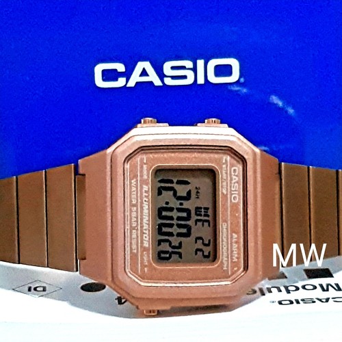 New Casio Vintage Rose Gold Digital 