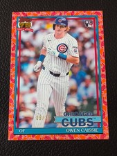 2026 Topps Series 1 Baseball RC Owen Caissie Base /25 T91-10 GX05