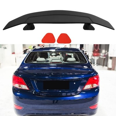 For Hyundai Accent Matte Black 46'' Rear Trunk Spoiler GT Style Wing Racing