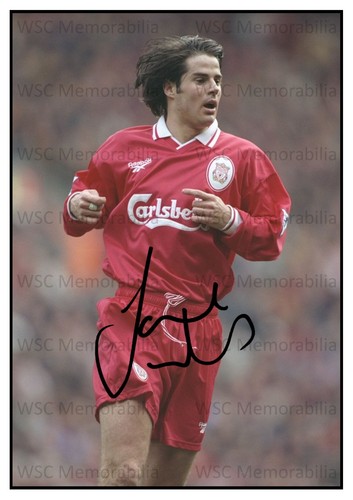 12549. Jamie Redknapp Signed Pictures (A4 Prints) Liverpool Spurs England Soton