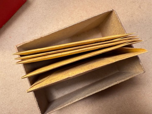 NOS - 15 Blades - MILLERS FALLS DYNO-MITE “E” JIG SAW KNIFE BLADES W/ENV & BOX - Picture 5 of 9