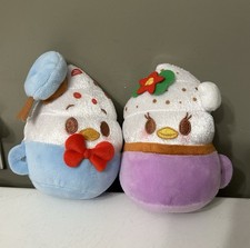 Donald  Daisy Duck Munchlings Plush Micro Cane Eggnog Season's Sweetings