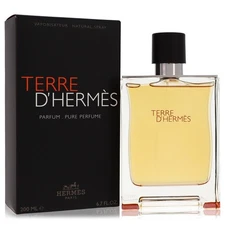 Terre D'Hermes by Hermes Pure Perfume Spray 6.7 oz For Men New In Box