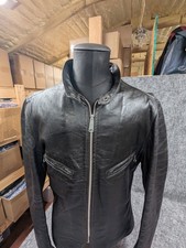 Vintage 70s Schott Perfecto Motorcycle Leather Jacket Cafe Racer Size 40 Talon
