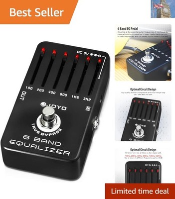 Kompaktes 6-Band Equalizer Pedal | E-Gitarren Effekte | Innovativer Sound