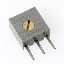 CW Helitrim 72XWR 1MΩ Ohm 10% 1/2W 3/8 Square Trimming Potentiometer PCB