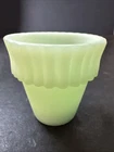 1 Vintage Martha Stewart MBM Fenton Jadeite Small Flower Pot Planter 2.25"X2.25”