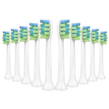 Toolsy 10 PCS Replacement Heads Compatible with 10 Count Pack of 1 , White