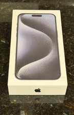 Original BOX for APPLE iPhone 15 Pro Max iPhone Box Empty -BLUE TITANIUM
