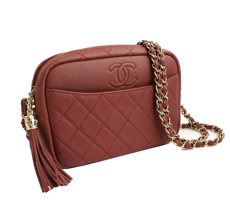 CHANEL Rose Brown Soft Gold Hardware Camera Crossbody Bag 26 CHANEL Rose Brown Soft Gold Hardware Camera Crossbody Bag 26