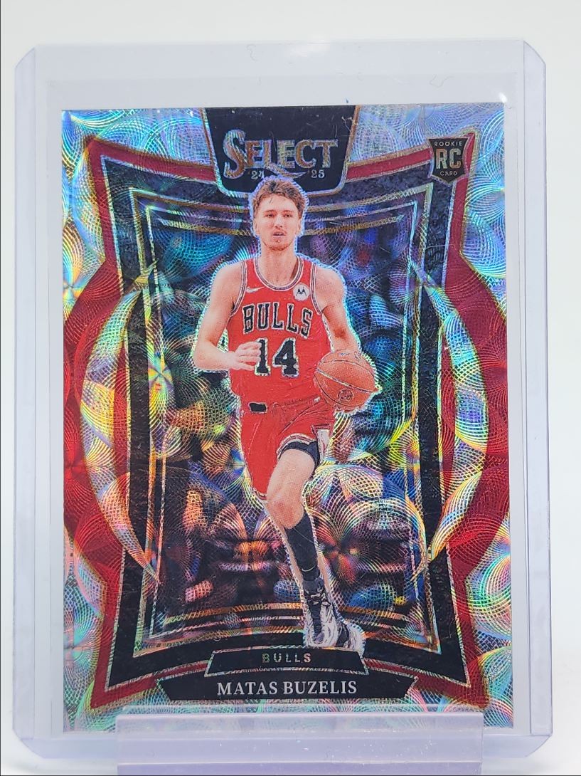 MATAS BUZELIS 2024-25 SELECT CONCOURSE ROOKIE SCOPE PRIZM BULLS RC Q4945