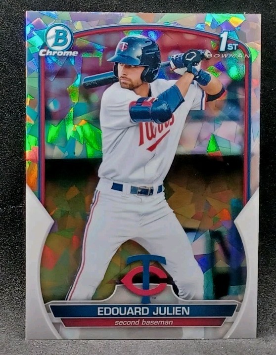 2023 Bowman Chrome Prospects Edouard Julien #BCP-82 Atomic Refractor