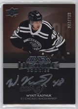 2021 SPx UD Black Lustrous Rookie Signatures /299 Wyatt Kalynuk #LRS-WK Auto 1q2