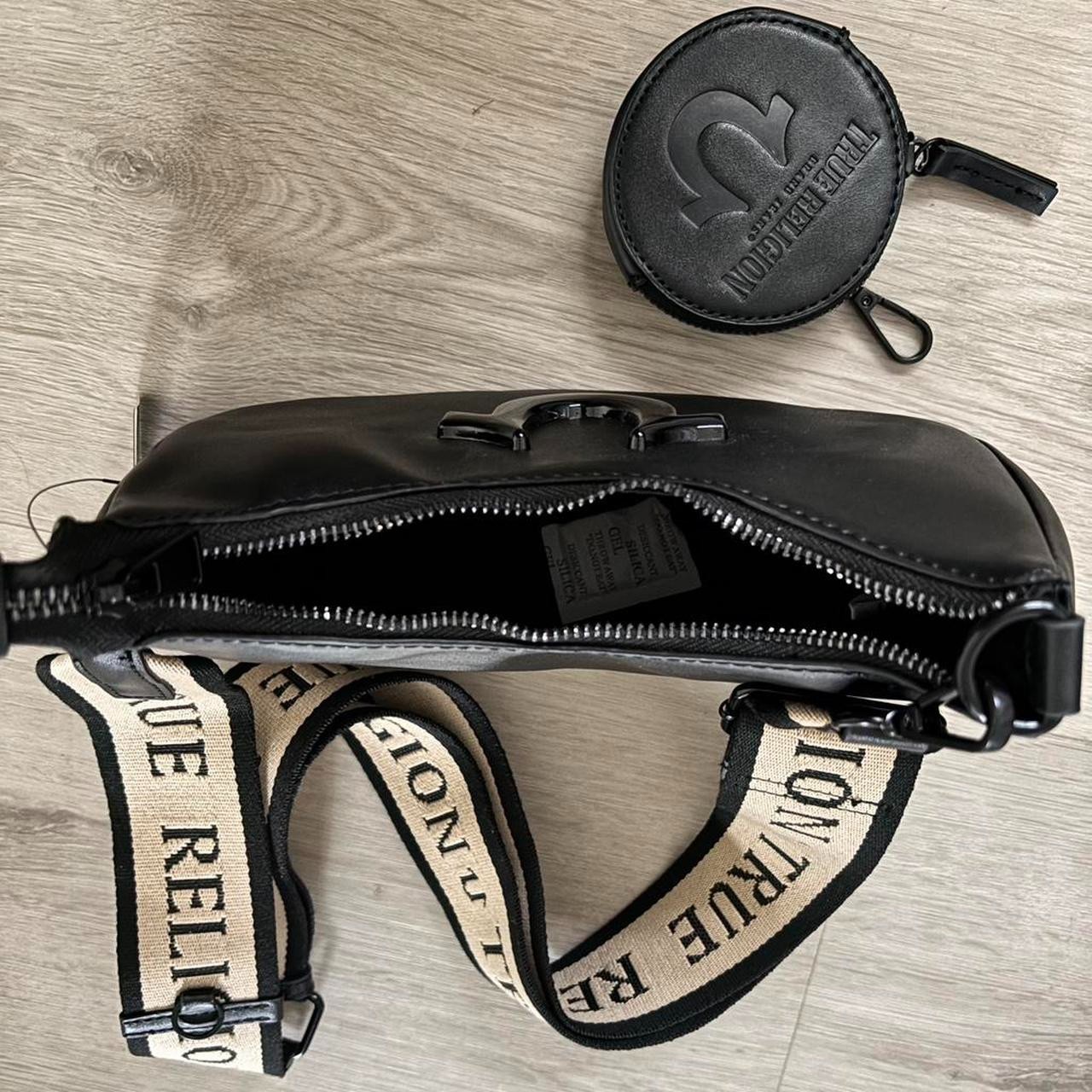 True Religion Hobo Crossbody Bag w/ Adjustable Logo Strap & Matching Coin Pouch thumbnail 6