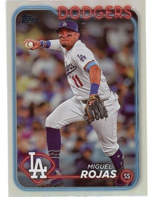 2024 TOPPS SERIES 2 RAINBOW FOIL MIGUEL ROJAS #389 LOS ANGELES DODGERS