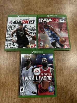 Xbox One Game Lot Of 3-- NBA 2K15, NBA 2K18 & 2K19 TESTED!