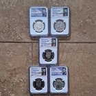Kennedy Half Dollar NGC PF69 Proof Lot of 5 San Francisco Silver Clad 1968-2005