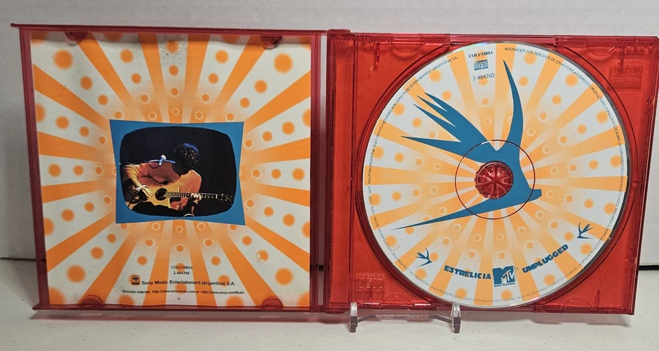 Luis Alberto Spinetta: Estrelicia MTV Unplugged USED (CD 1997) Red Case, Rare! - Image 3 of 4