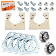 1" Live Axle Bearing Kit for Go-Karts Mini Bikes/Trikes/Off Road ATV with 3 H...
