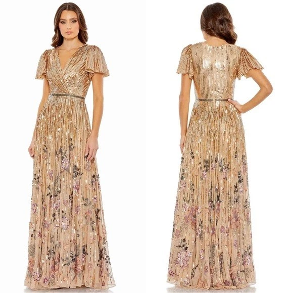 chinese dress ladies Champagne Skies Maxi Dress
