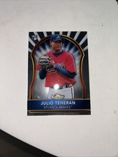 JULIO TEHERAN ATLANTA BRAVES TOPPS FINEST ROOKIE CARD RC ⚾️ #64 . rookie card picture