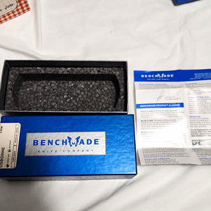 Benchmade 940BK Osborne Blue Class Empty Box w/ Foam Insert & Manual/Paperwork