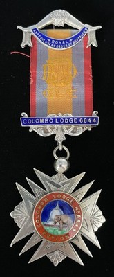 Vintage Royal Order of Buffaloes Colombo Lodge 6644 Ceylon To Bro C. Thurtell