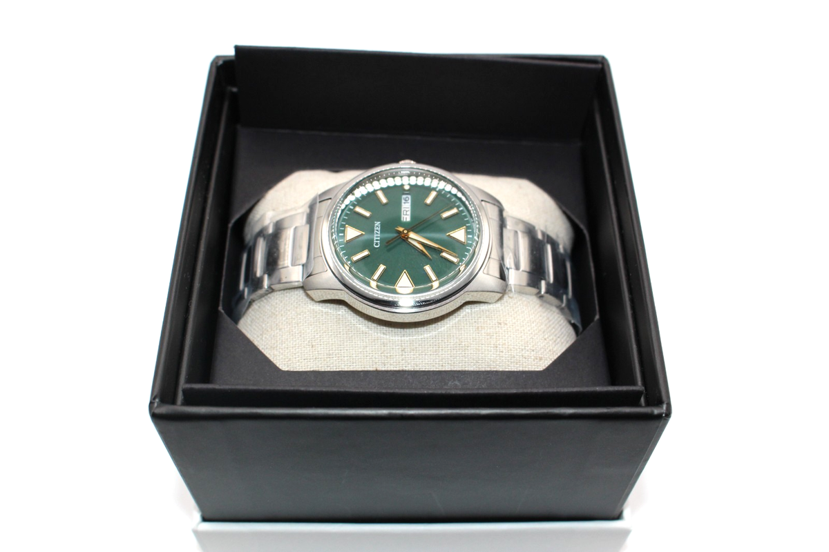Citizen Collection BM8180-71W Eco-Drive Green Dial Stainless Steel