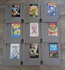 Lot Of 9 Nintendo NES Vintage Cartridge Video Games - Not Working/For Parts