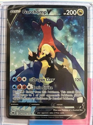 Pokémon TCG Garchomp v Holo Ultra Rare Card Astral Radiance TG23/TG30 (NM)