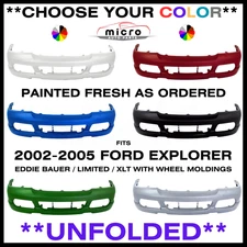 NEW FRONT BUMPER FOR 2002-2005 EXPLORER PAINTED *CHOOSE YOUR COLOR* FO1000496