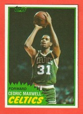 CEDRIC MAXWELL - 1981-82  Topps  #5   *Boston Celtics*    SHARP!