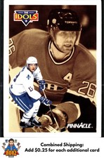 1991-92 Pinnacle #389 Mats Sundin / Mats Naslund IDOL