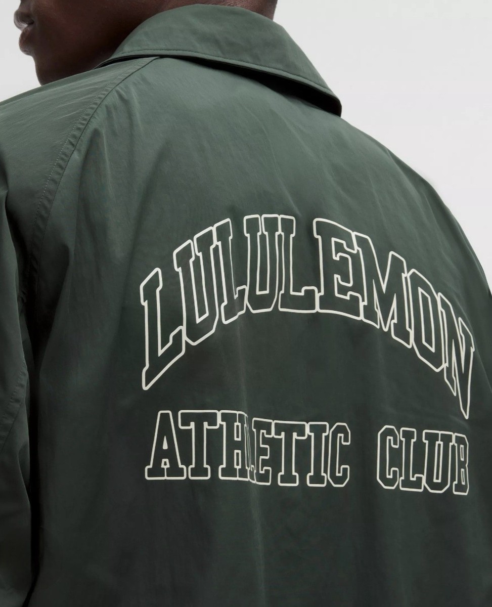 Lululemon Coaches Jacket Graphic Size XL X-Large Rainforest Green 