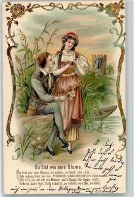 39272831 - You're Like A Flower Couple Love 1905