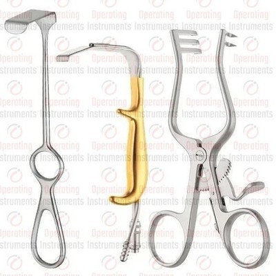 Surgical Retractors 3 pcs High Quality Best offer