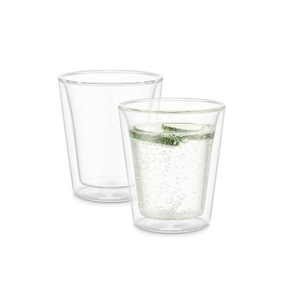 BODUM Canteen Doppelwandgläser, 200 ml, 2er Set Hitzebeständig 10109-10