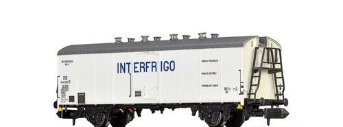 Brawa N 67112 Kühlwagen UIC St. 1 "Interfrigo" der DB Ep.III NEU OVP | Zustand: Neu