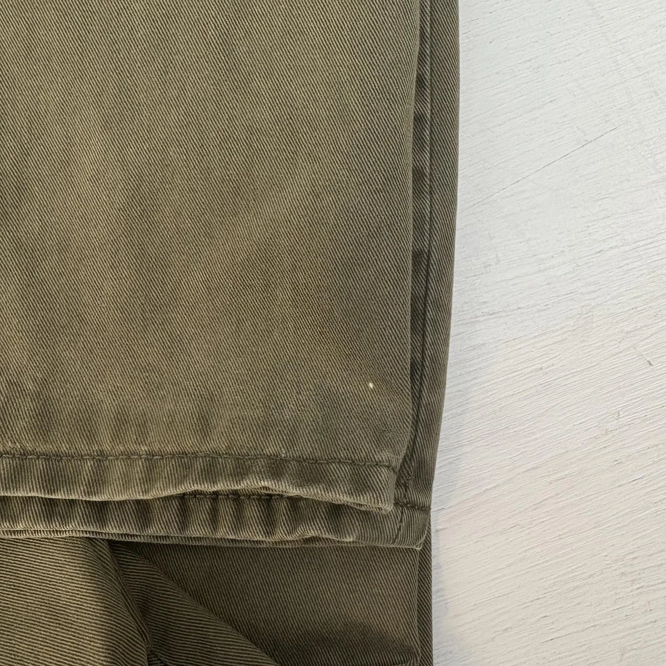Pantalones de mezclilla Polo Ralph Lauren grandes y altos para hombre 50 x 30 verde auténtico peto algodón Foto 3 de 4